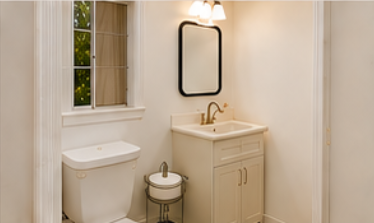 Bright bathroom