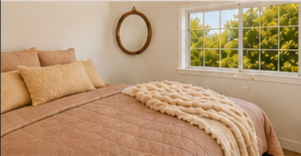 Furnished bedroom