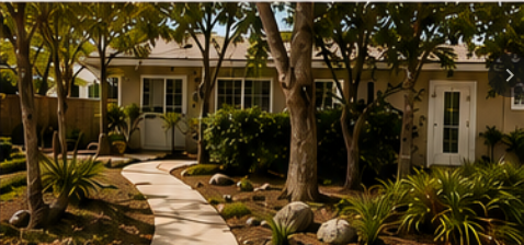 Life Skillz residence and garden